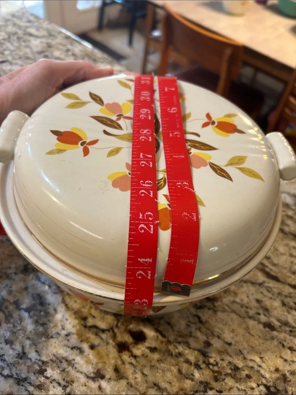 Vintage Hall’s Jewel Tea Autumn Leaf Collection-Covered Casserole Dish